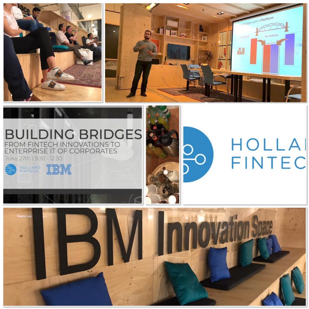 Building Bridges session by HollandFintech and IBM at the IBM Innovation Space